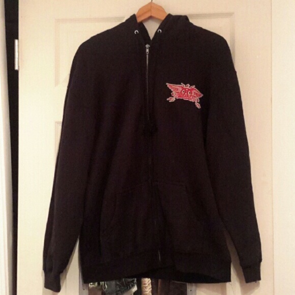 AEROSMITH BAD BOYS BOSTON OFFICIAL ZIP UP HOODIE M - Picture 3 of 4