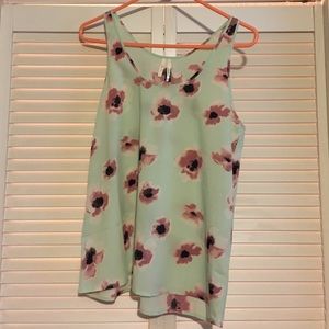 Floral tank from Nordstrom!