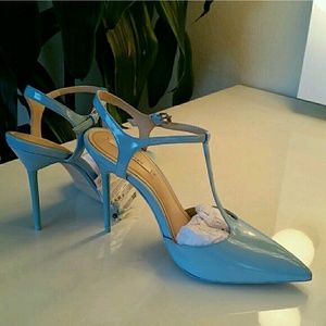 ZARA BABY BLUE HIGH HEELS BRAND NEW