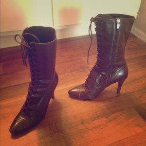 Enzo Angiolini leather heeled boots! Sale!!🌟