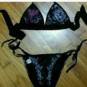 Hustler bathing suit