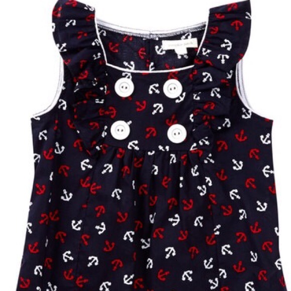 ✨HP✨ Pumpkin Patch girls 7 nautical blouse
