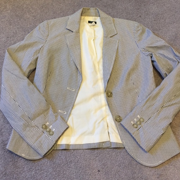 JCrew Seersucker Blazer