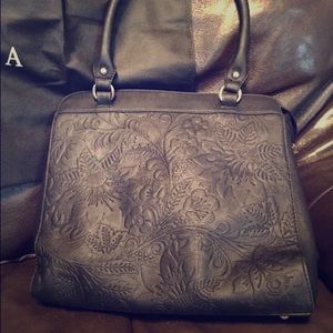Versace Black leather purse