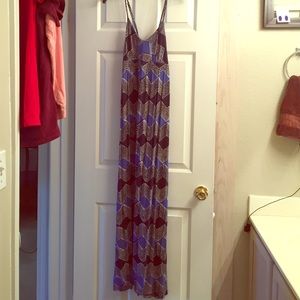 Cross crossed in the back maxi dress
