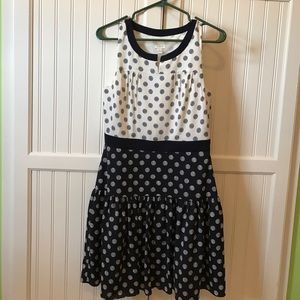 Jcrew polka dot dress
