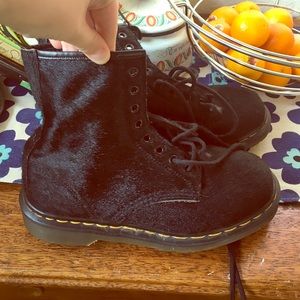 RARE🌈Dr. Martens Made in England Pony Hair Boots
