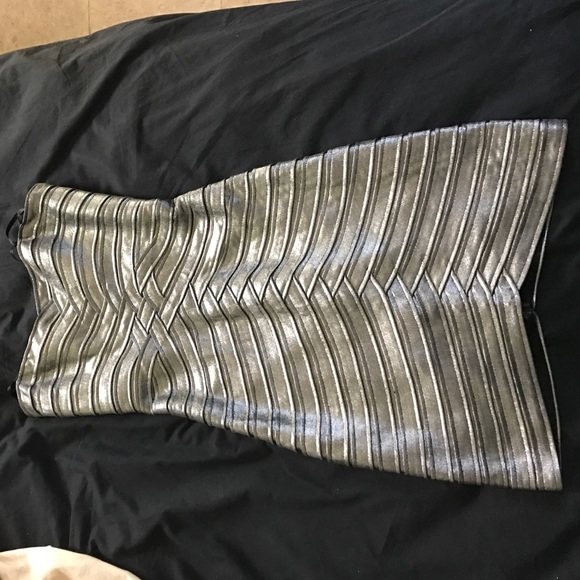 Strapless bandage dress