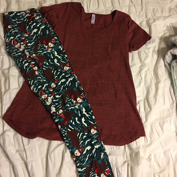Christmas/holiday Lularoe outfit