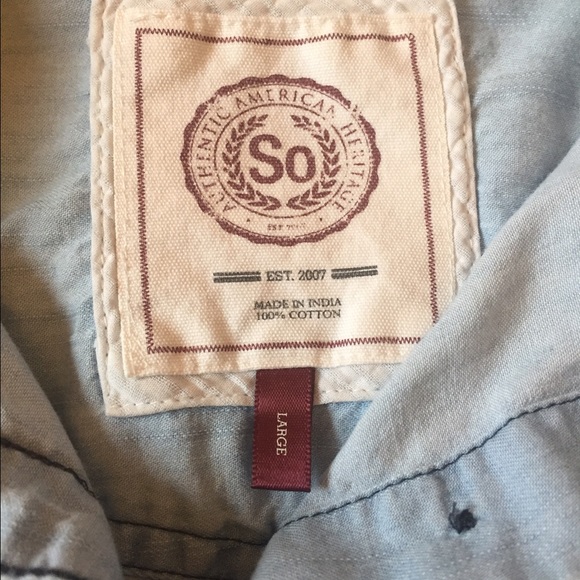 Denim button up - Picture 2 of 2