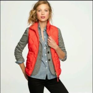 J Crew Primaloft layering vest persimmon orange