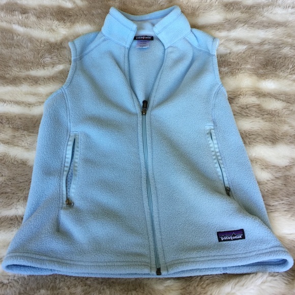 patagonia light blue jacket