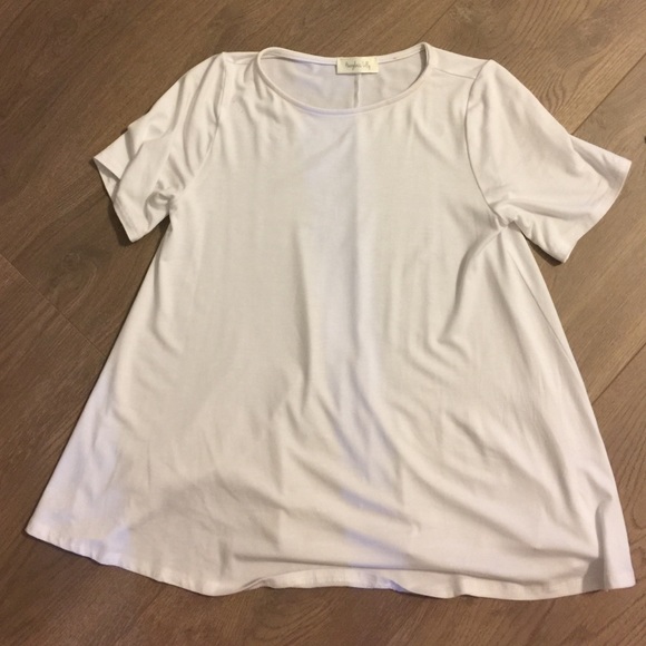 Boutique soft white shirt