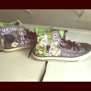 Converse All Star high tops - Joker and Batman