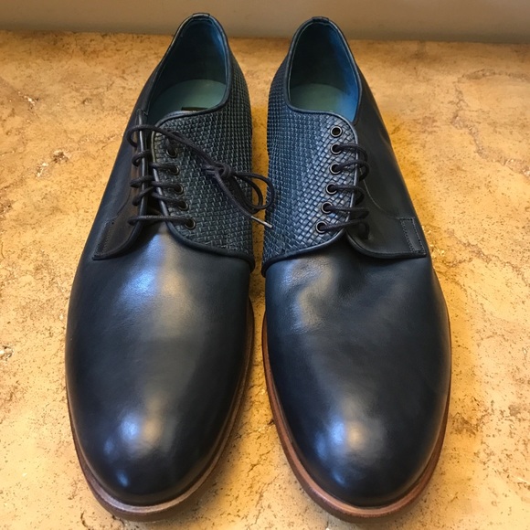 Fratelli Rossetti Blue Leather Shoes