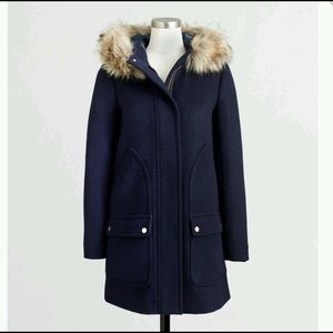 J. Crew Vail Parka - Navy {like new!}