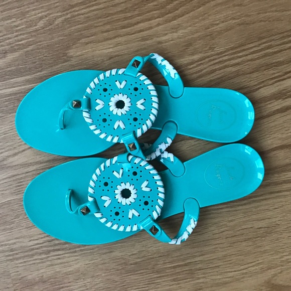 Aqua Jack Rogers Jellies! NWOT