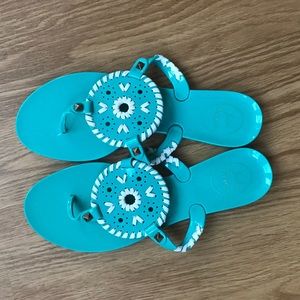 Aqua Jack Rogers Jellies! NWOT