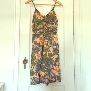 Floral pattern summer dress