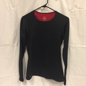 NIKE PRO COMBAT HYPERWARM L/S TOP SZ MED - BLACK