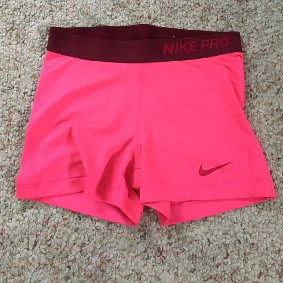 Pink Nike Pro spandex