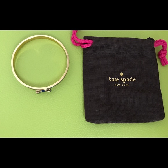 Kate Spade Navy enamel bow bracelet