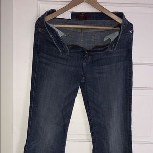 Boot cut ginger style jeans