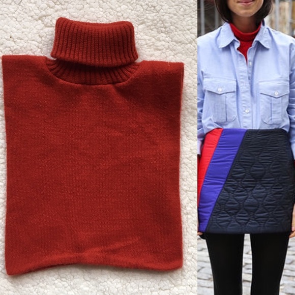 Urban Outfitters Sweaters - Burnt Orange Turtle Neck Dickie