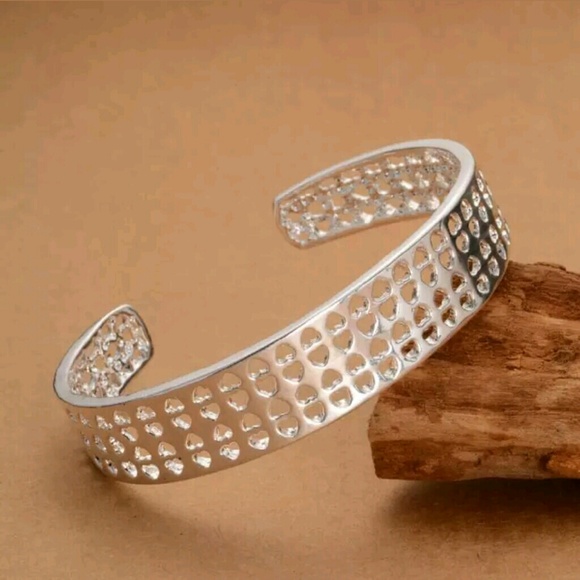Sterling Silver Cuff Bracelet - Picture 2 of 2