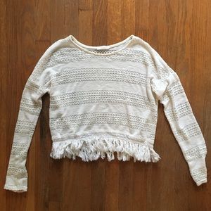 Cute lush see through top