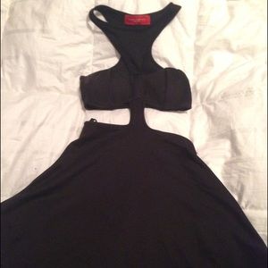 Black Cut Out Dress
