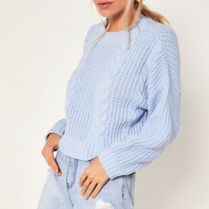 NWT! Blue knit sweater!