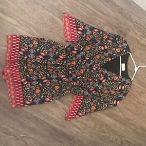 Everly printed romper