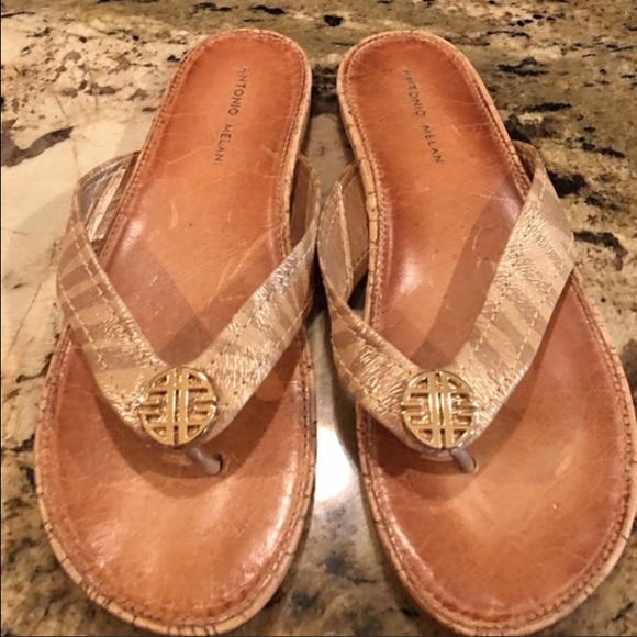 Antonio Melani Sandals size 9 NEVER WORN outside!