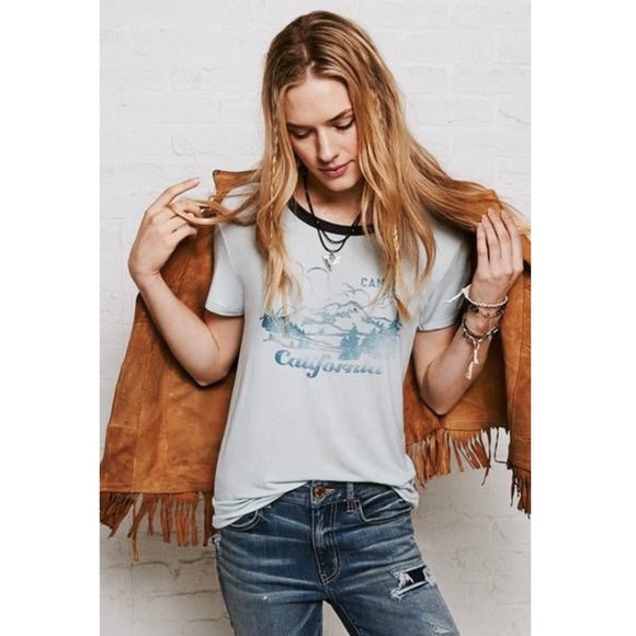 American Eagle Outfitters Tops - AEO Don't Ask Why Ringer Tee