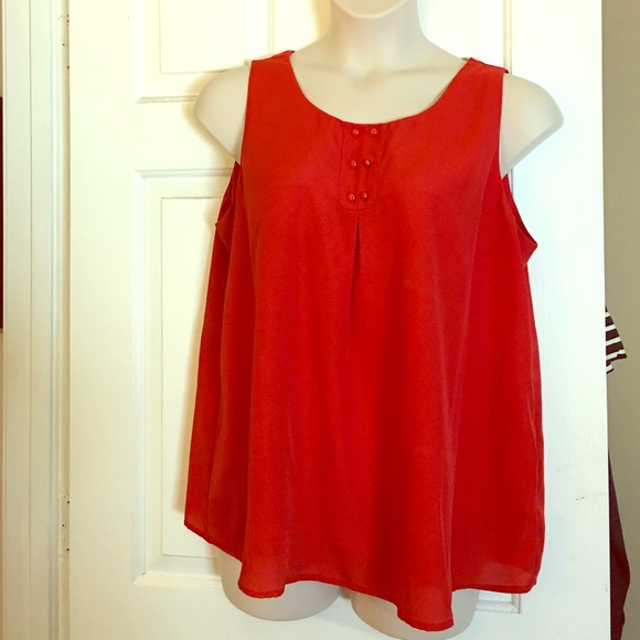 GAP Orange Sleeveless Top, Size XL