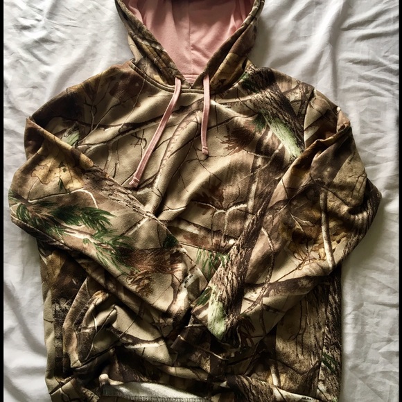 RealTree Small Pink & Camo Hoodie