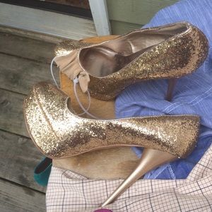 Gold Shoes