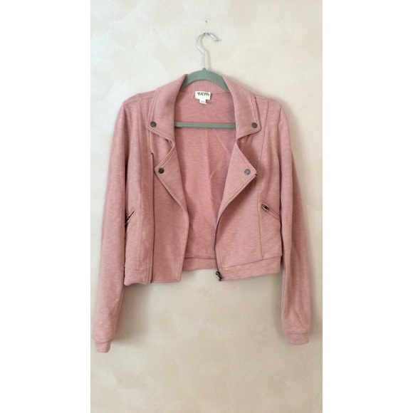 Pink moto jacket!
