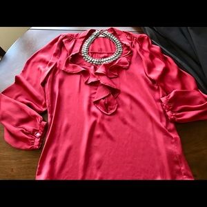 Moving out Sale! Zara wine red blouse