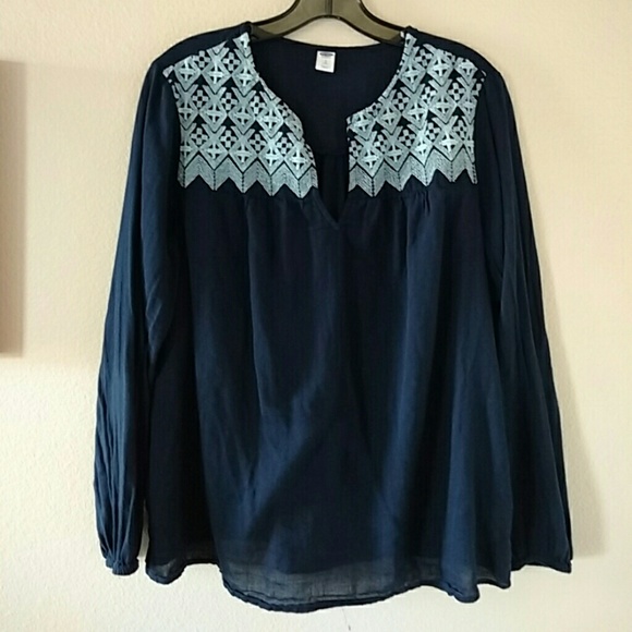 Old Navy Loose Peasant Top