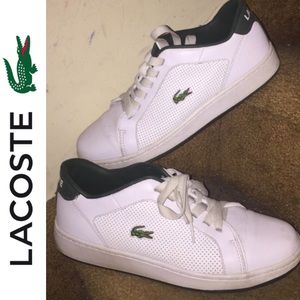 Lightly worn Lacoste sneakers