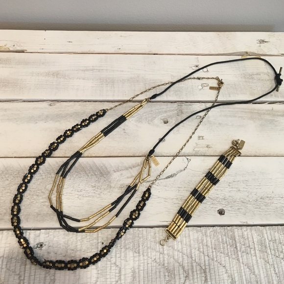 Madewell tribal look beaded bracelet