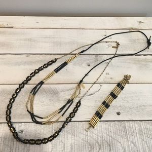 Madewell tribal look beaded bracelet