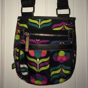 Casual, cool colored purse.