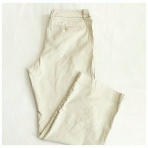 GAP cream-colored slacks