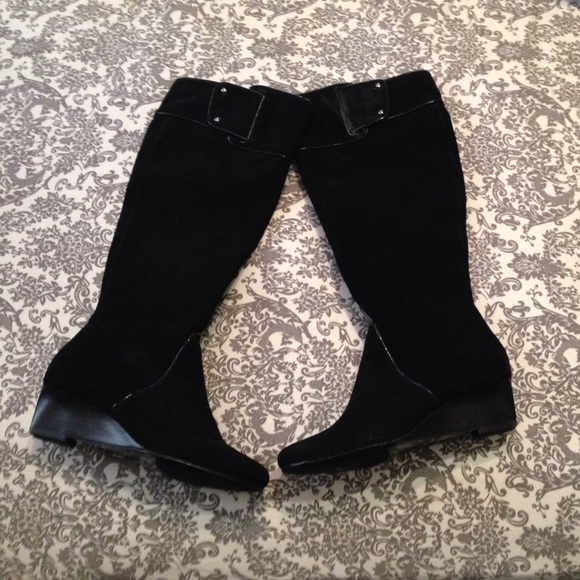 Calvin Klein new never worn wedge boots
