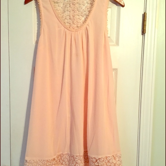 Pink dress by double zero.