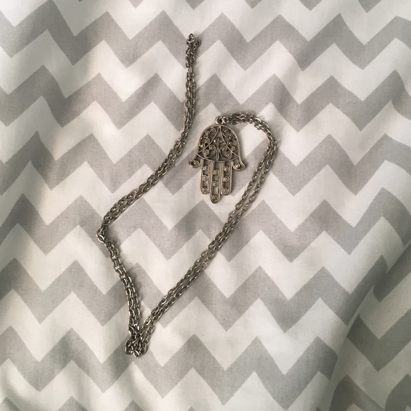 Hamsa Long Necklace
