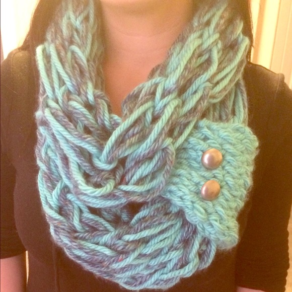 personalized arm knitted scarves